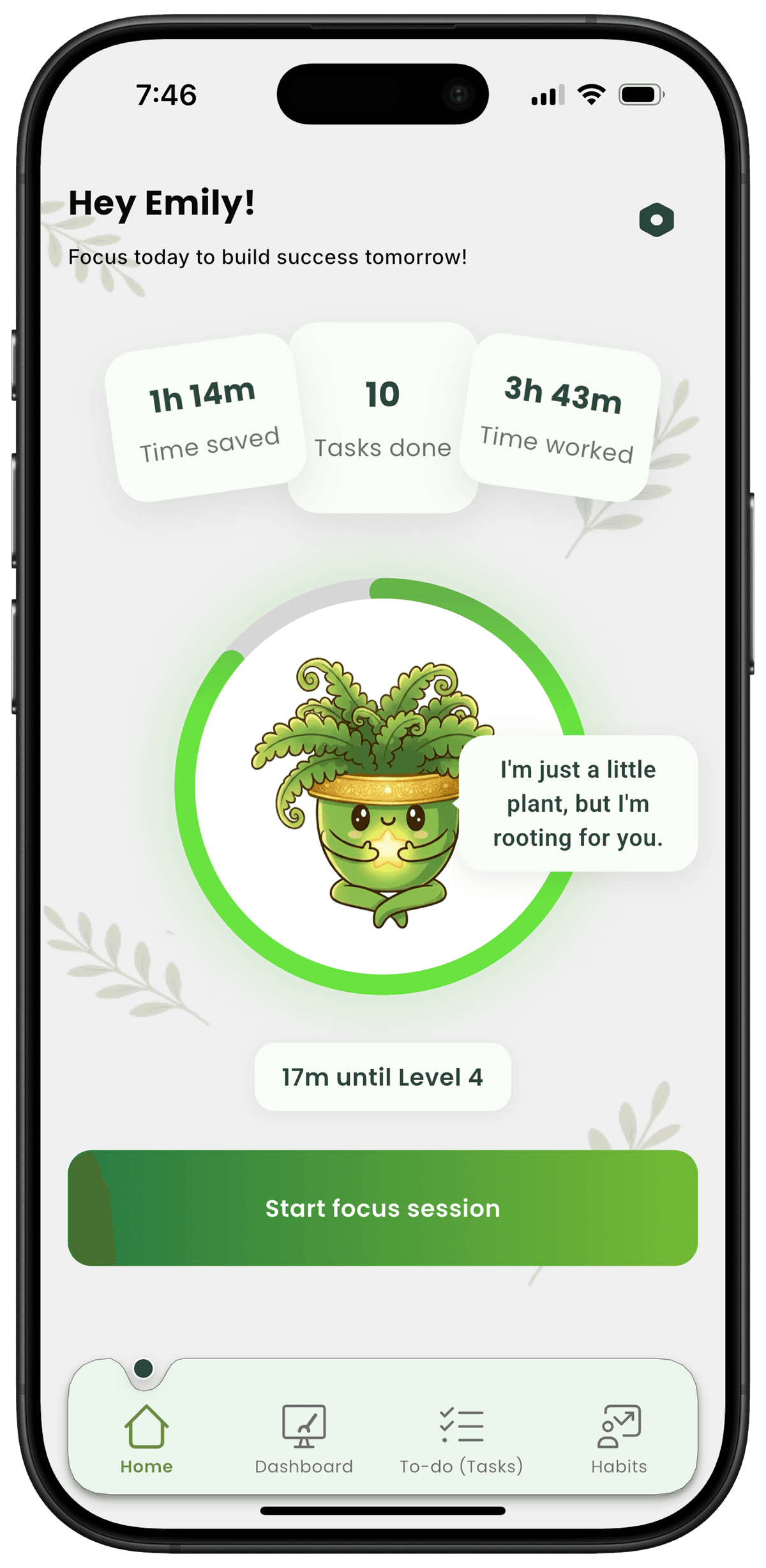 Kohru app home screen